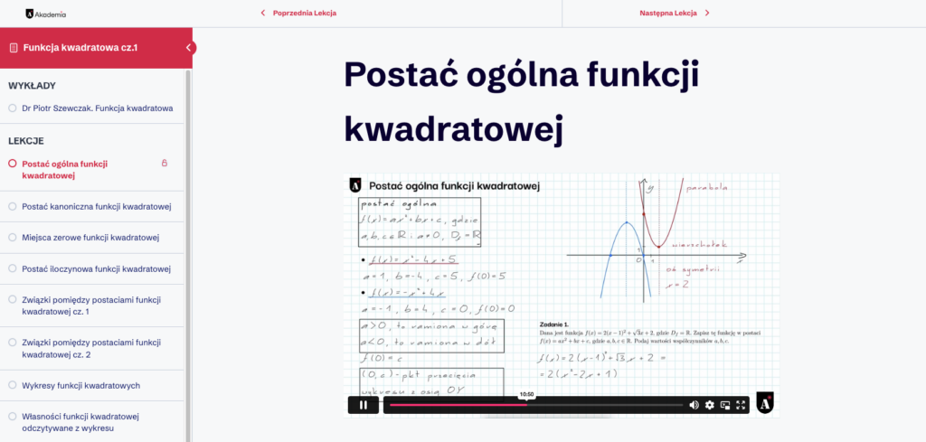Matematyka - wykłady, filmy, ćwiczenia i zadania Matematyka - wykłady, filmy, ćwiczenia i zadania